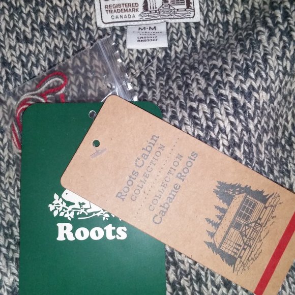 Roots Cabin grey waterfall cardigan NWT - Picture 3 of 5